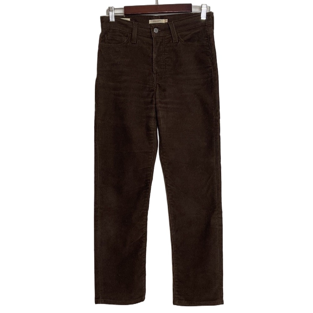 Levi's Corduroy Pants Womens 27 x 28 Brown Wedgie Straight